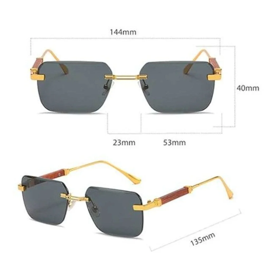 WomenGradient Blue Lens Sunglasses Stylish Square Modern UV400 Outfit Shades New
